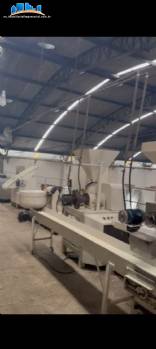 Production line for corn snacks, 400 kg/hour.
