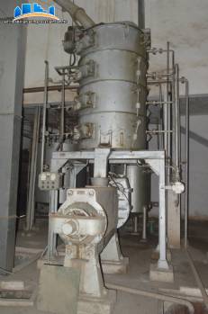 Line for mechanical extraction of vegetable oils