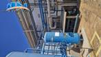 Complete industrial plant for the production of food products such as sauces, beverage concentrates, syrups, toppings, condiments, and cosmetics.